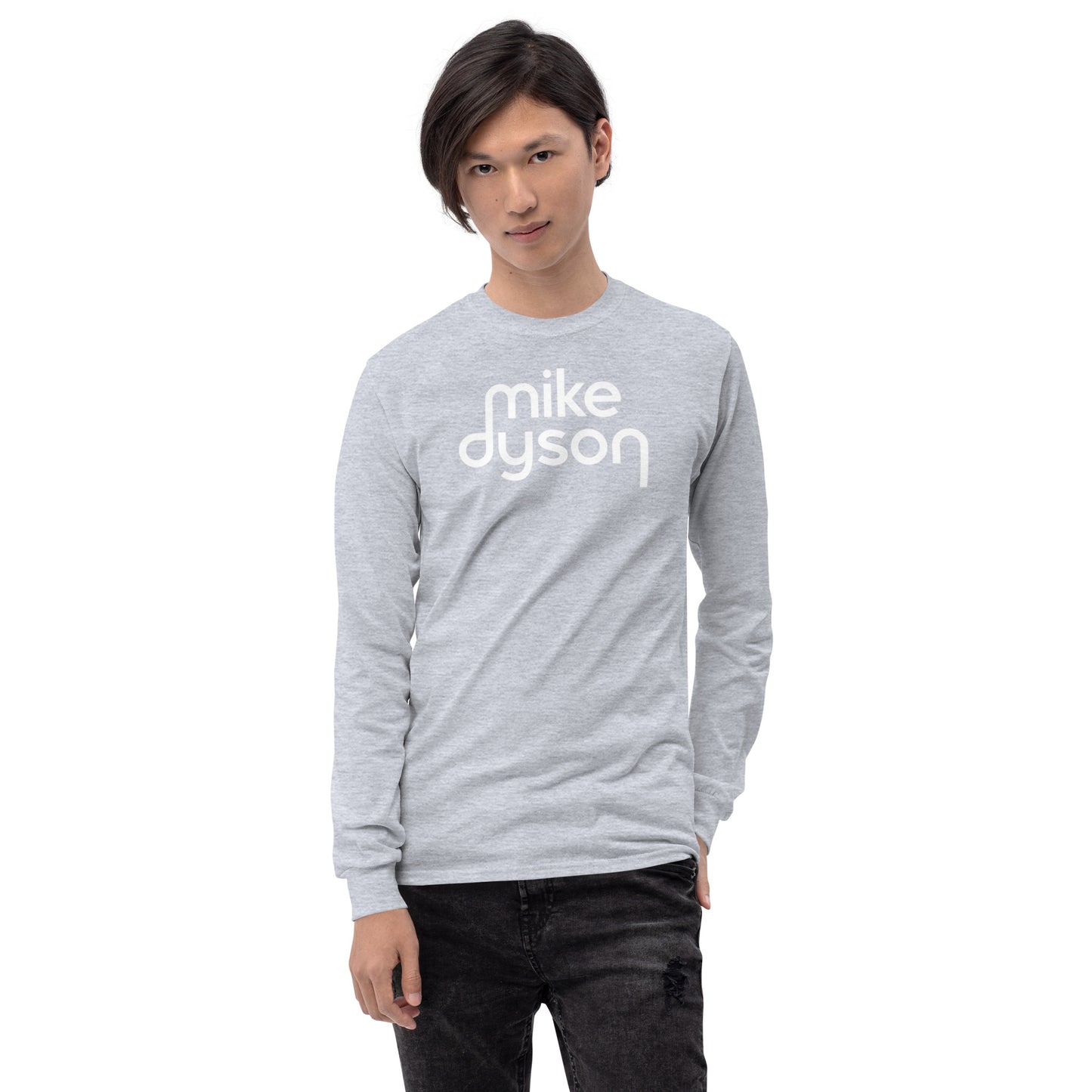 "Mike Dyson" Long Sleeve Shirt - sport greytee