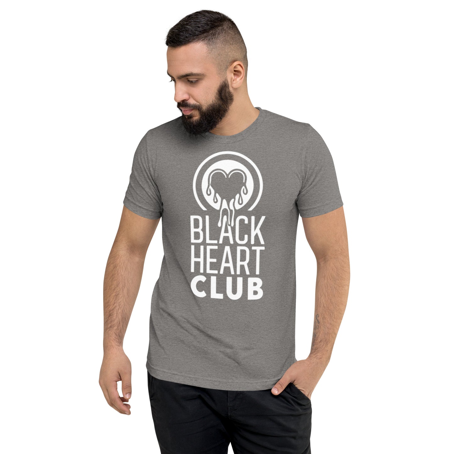 "Black Heart Club" Short Sleeve T-shirt
