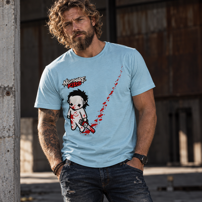 Nightmare Kids Rip Chainsaw Spray Shirt