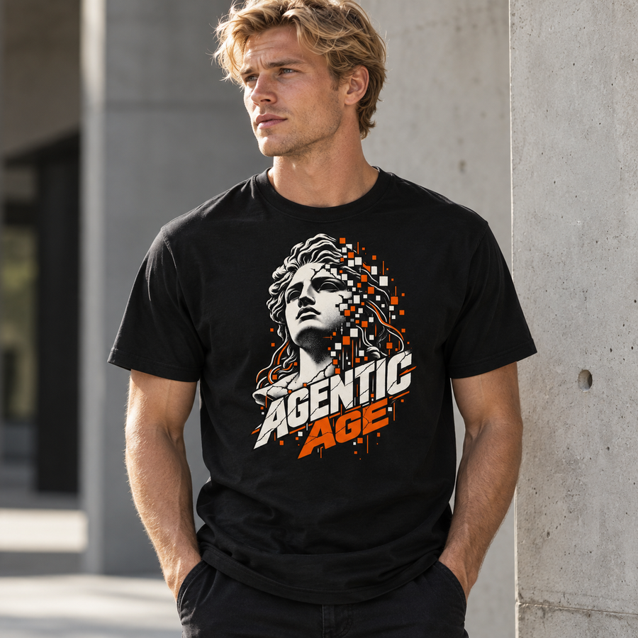 The Agentic Age - AI Agent T-Shirt graphic tee
