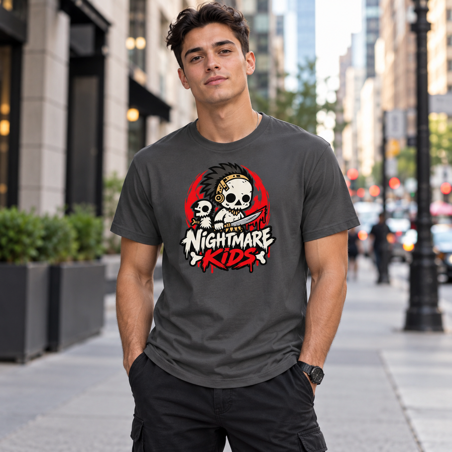 Nightmare Kids Talon Skull Warrior Shirt graphic tee