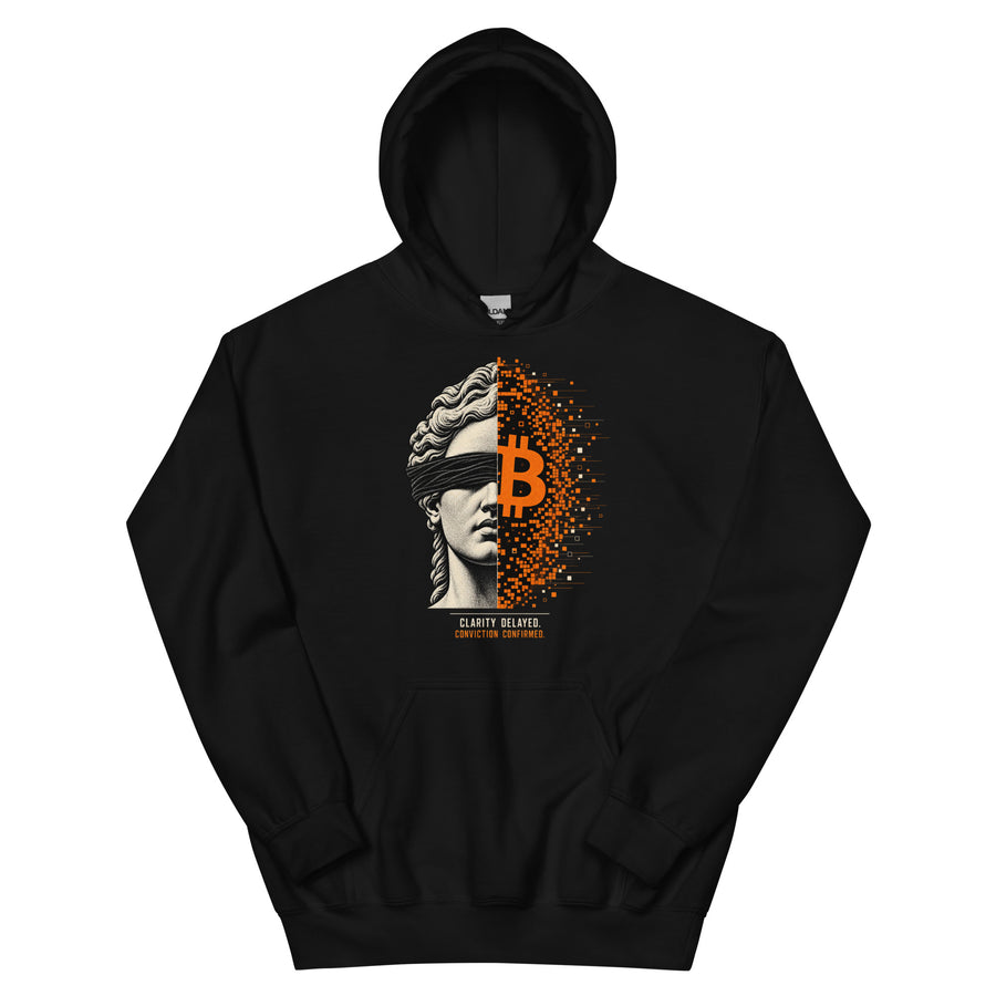 Bitcoin Clarity Delayed Conviction Confirmed Hoodie graphic tee