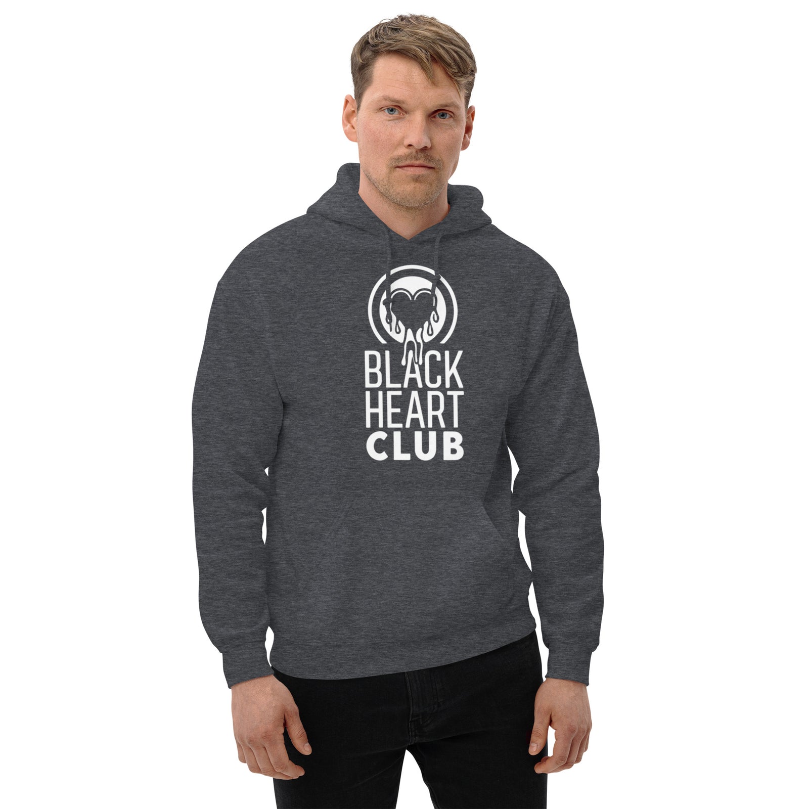 "Black Heart Club" Hoodie Sweat Shirt