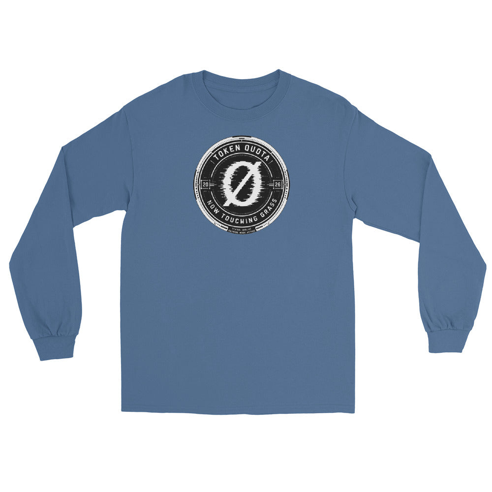 Long Sleeve TOKEN QUOTA MISSION PATCH Retro AI Mission Patch Long Sleeve Tee — view 3