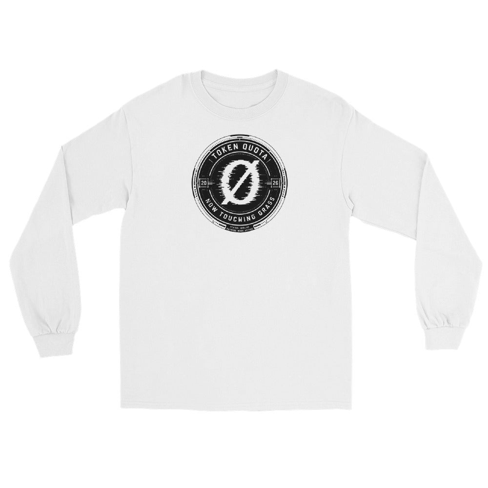 Long Sleeve TOKEN QUOTA MISSION PATCH Retro AI Mission Patch Long Sleeve Tee — view 5