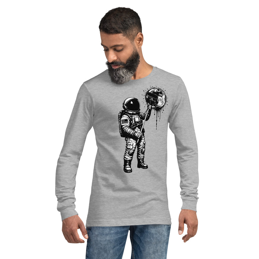 Product mockup graphic tee — back view
