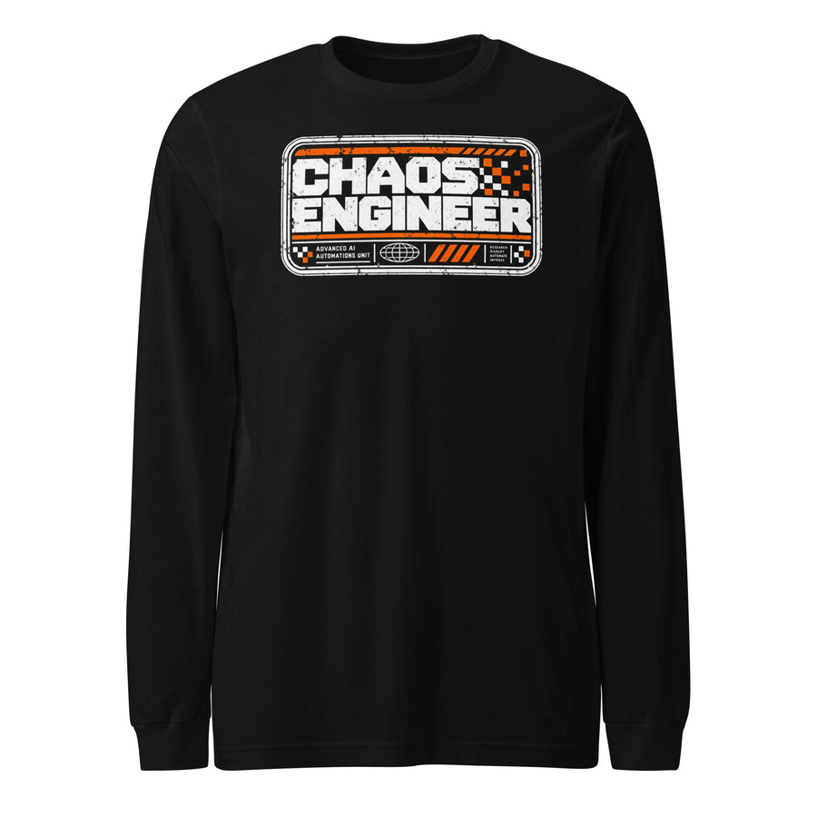 Chaos Engineer Advanced AI Automations Long Sleeve graphic tee