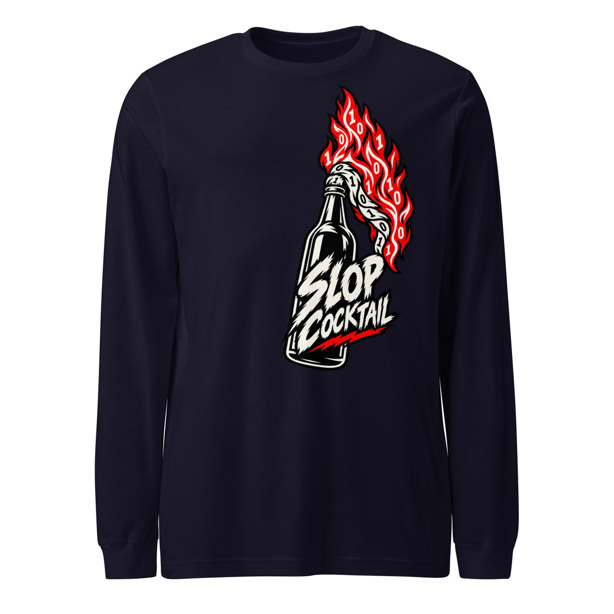 Slop Cocktail AI Workplace Long Sleeve Tee AI Slop Handoff Long Sleeve Tee — view 3