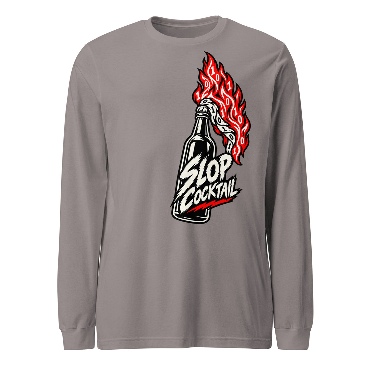 Slop Cocktail AI Workplace Long Sleeve Tee AI Slop Handoff Long Sleeve Tee — view 4