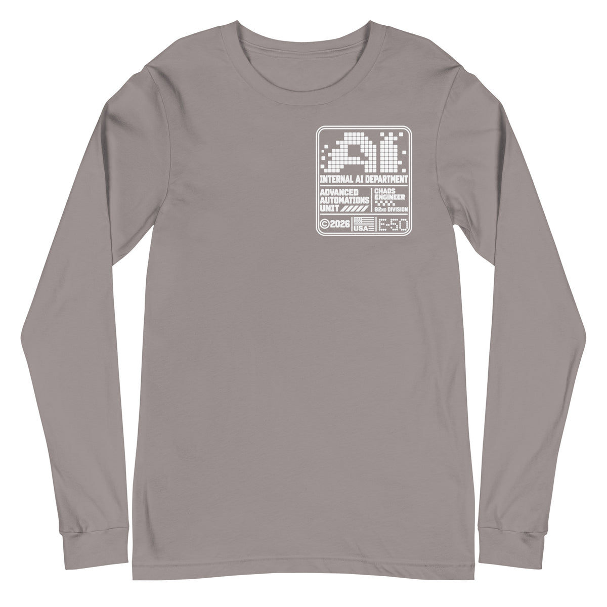 Chaos Engineer Badge Internal AI Department Graphic Tee — view 4