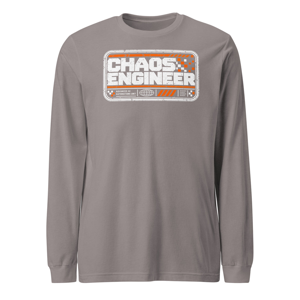 Chaos Engineer Advanced AI Automations Long Sleeve Graphic Tee — view 4