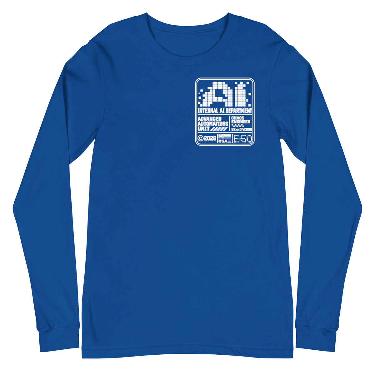 Chaos Engineer Badge Internal AI Department Graphic Tee — view 5