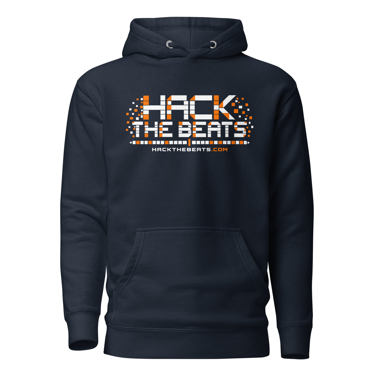 Hack the Beats Music By Code Hoodie Graphic Tee — view 3