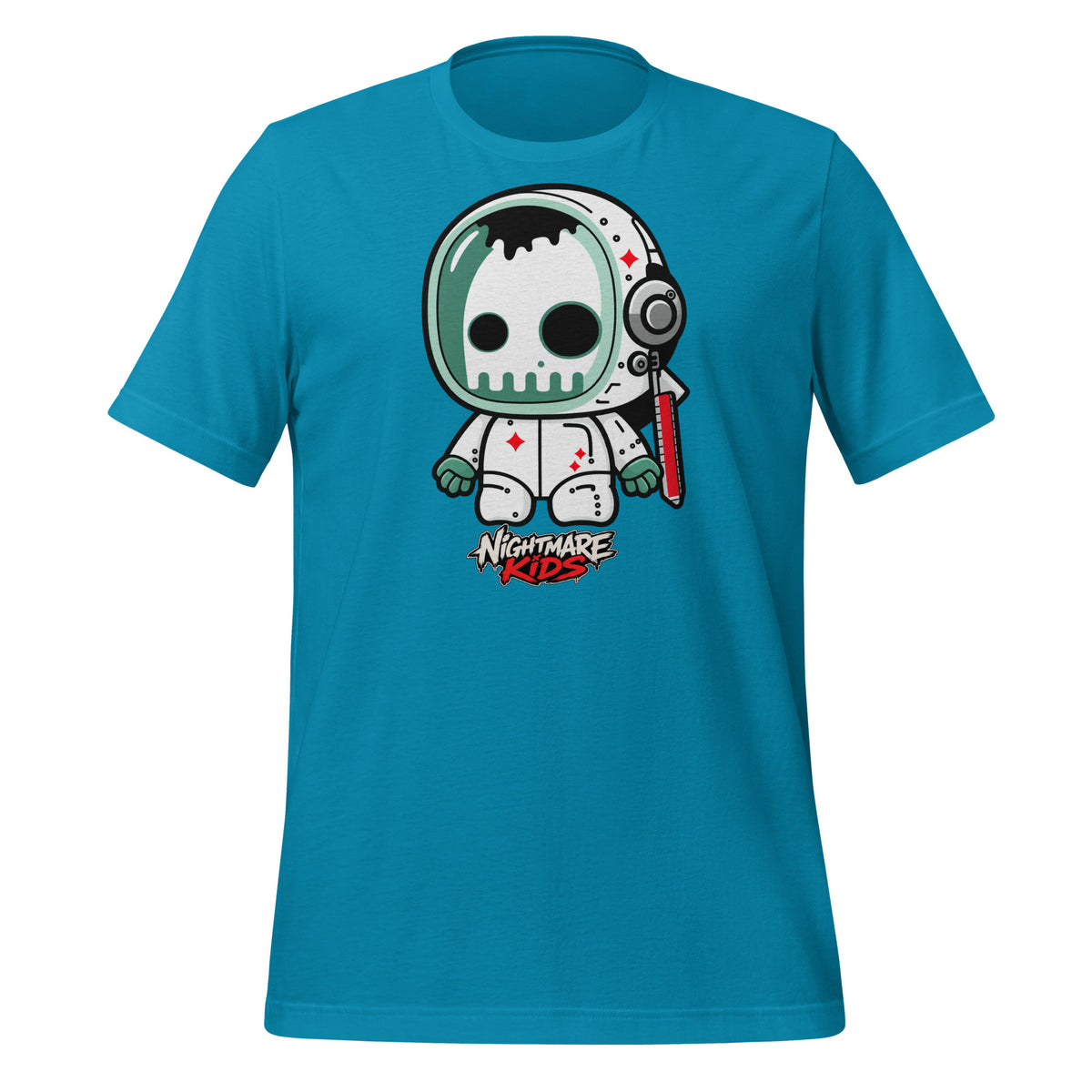 Nightmare Kids Void Skull Astronaut Shirt Graphic Tee — view 4