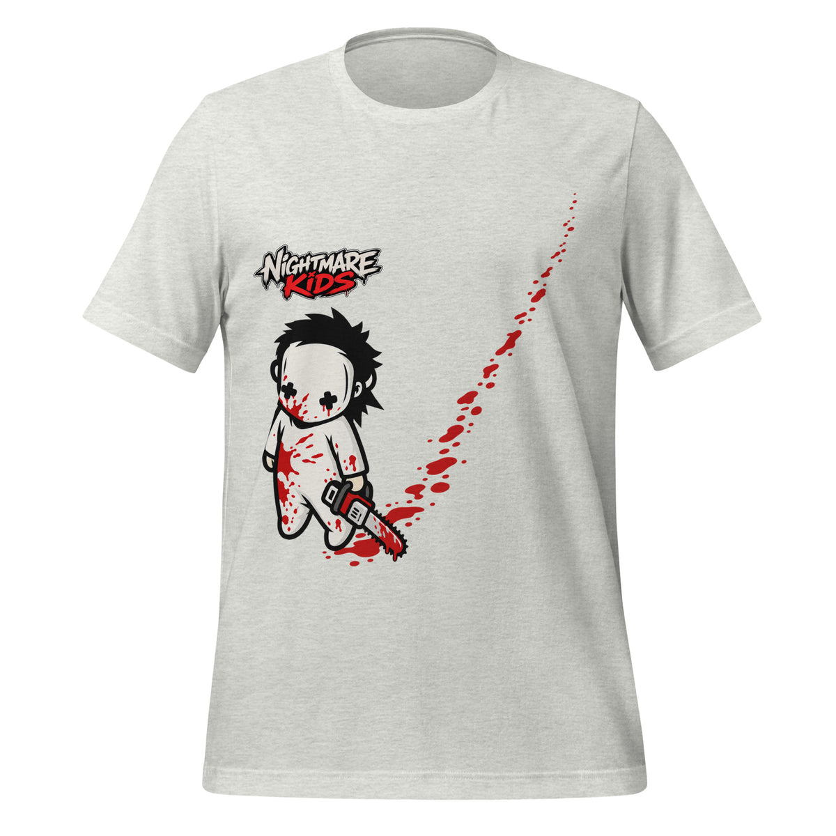 Nightmare Kids Rip Chainsaw Spray Shirt Graphic Tee — view 5