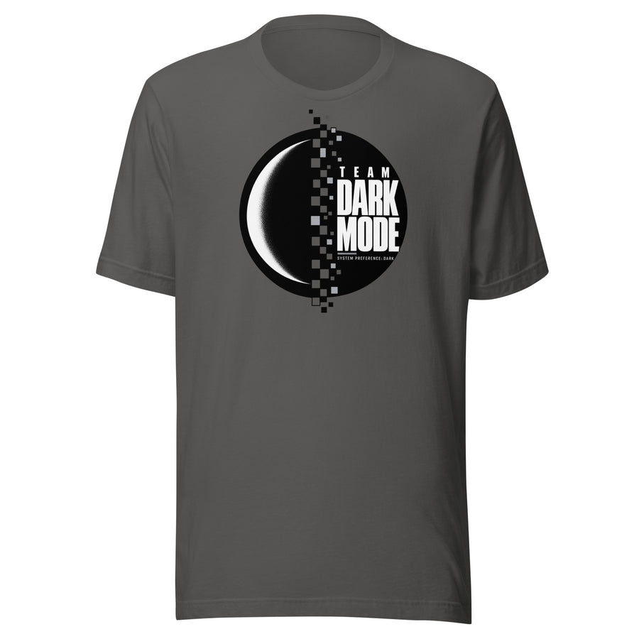 Team Dark Mode System Preference T-Shirt graphic tee
