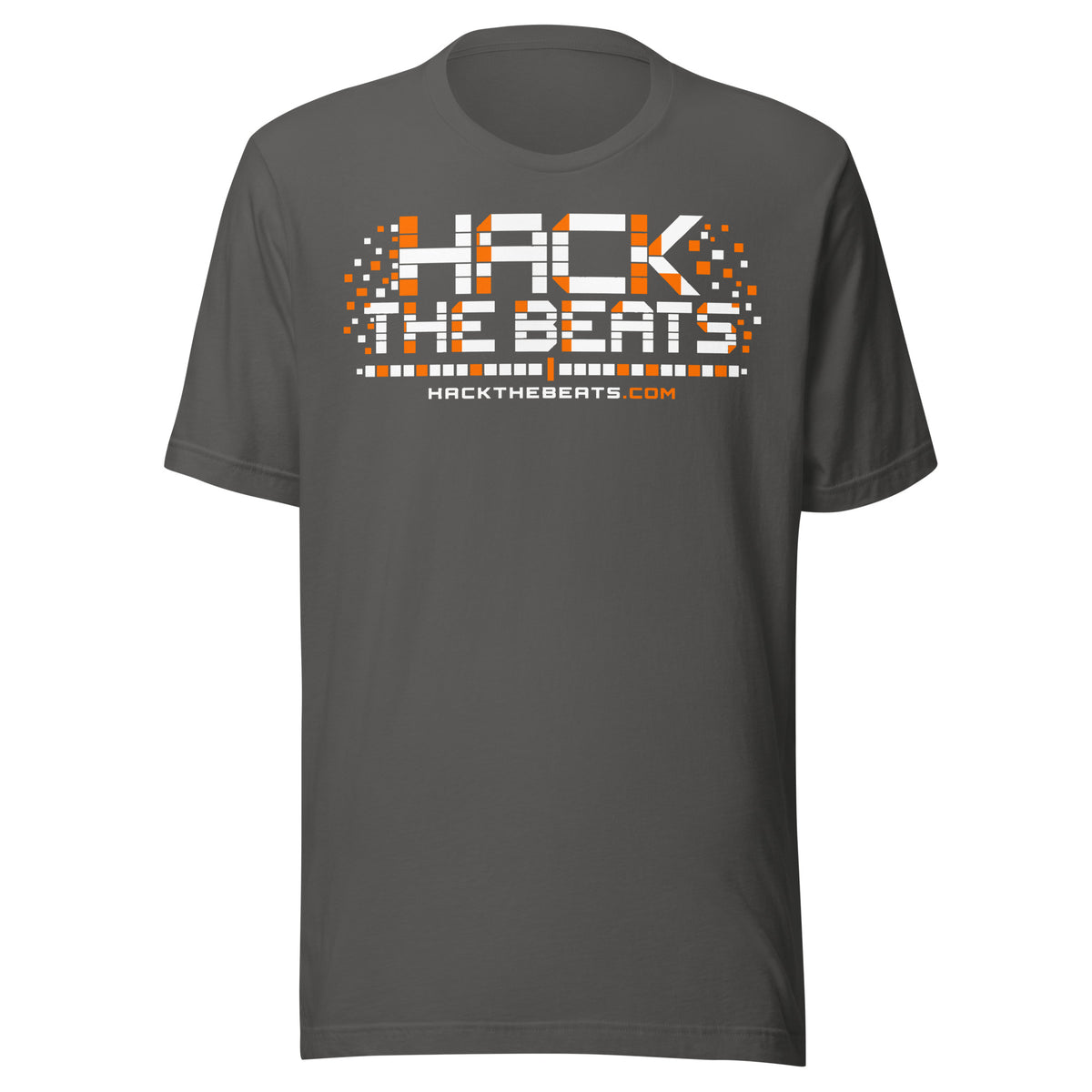 Hack the Beats Music By Code T-shirt Graphic Tee — view 4