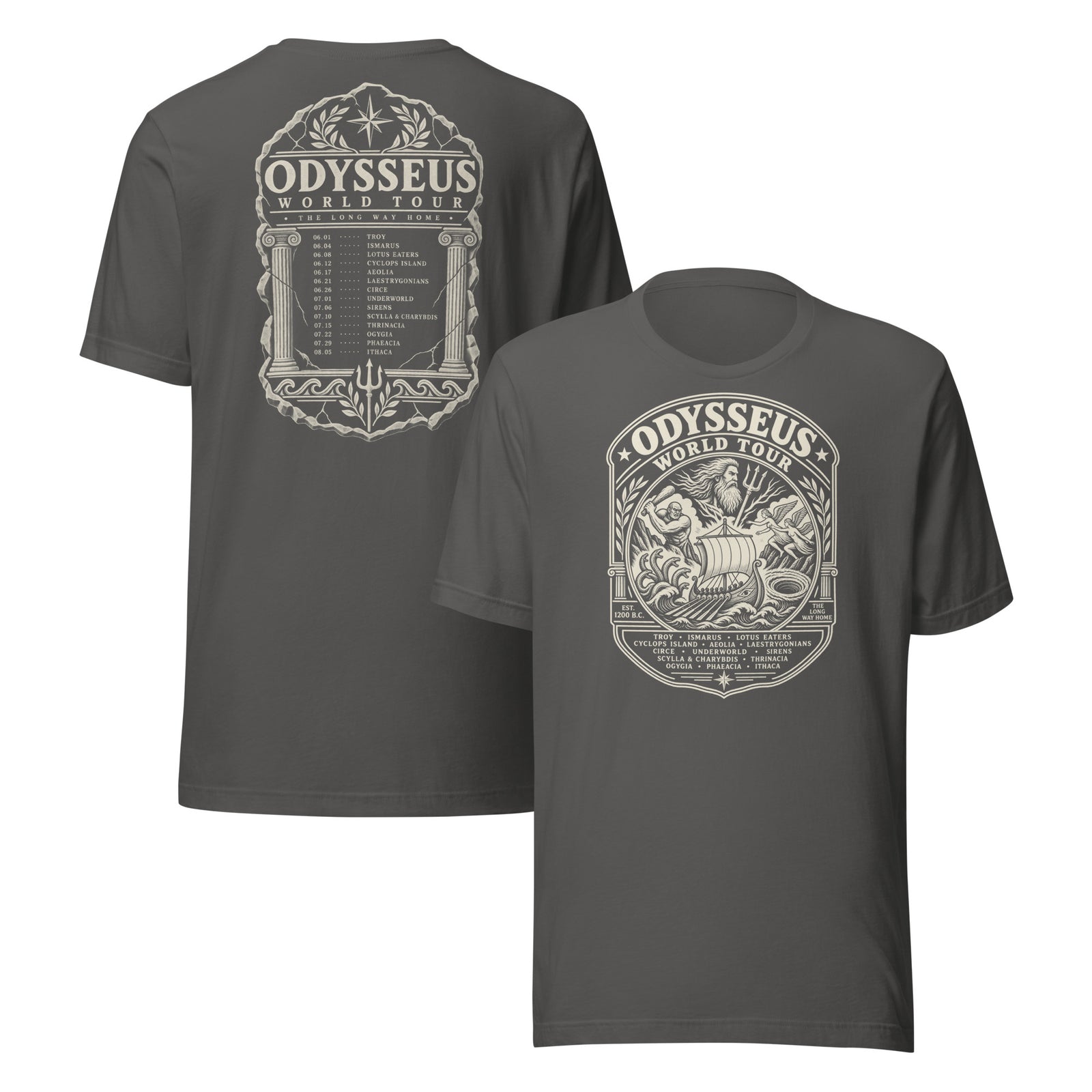 Odysseus World Tour - The Long Way Home Shirt Graphic Tee — view 4