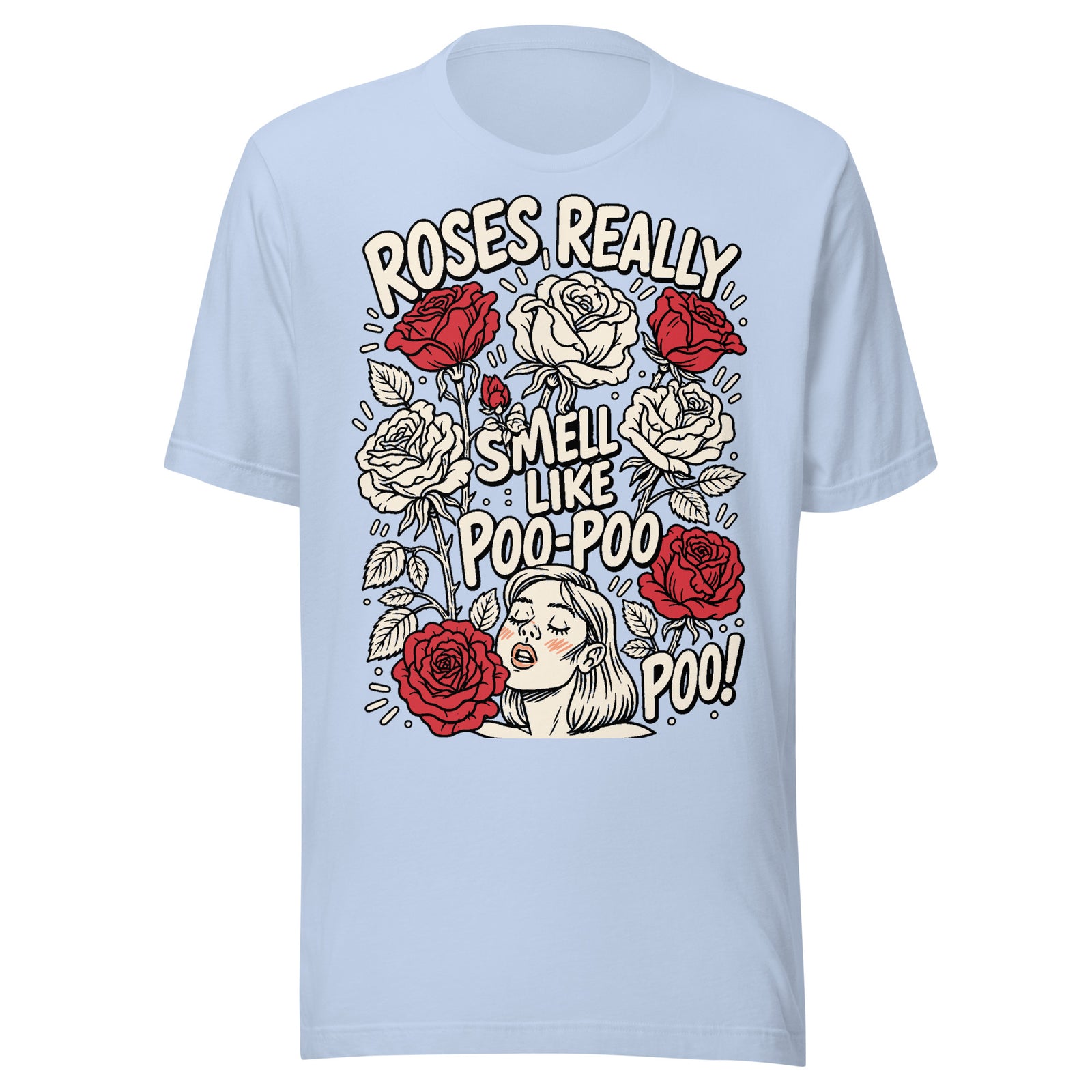 Product mockup Funny Outkast Roses Lyric Tee — view 6