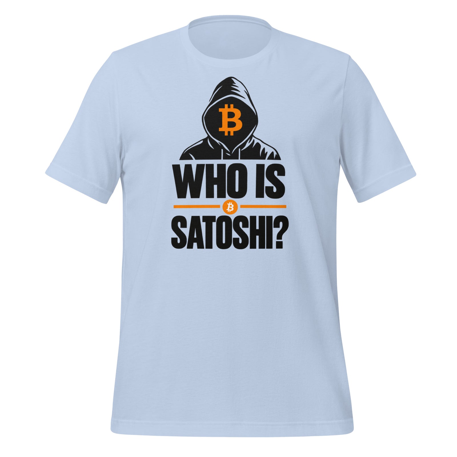 Who Is Satoshi Bitcoin Mystery T-Shirt Bitcoin Satoshi Nakamoto Graphic Tee — view 5