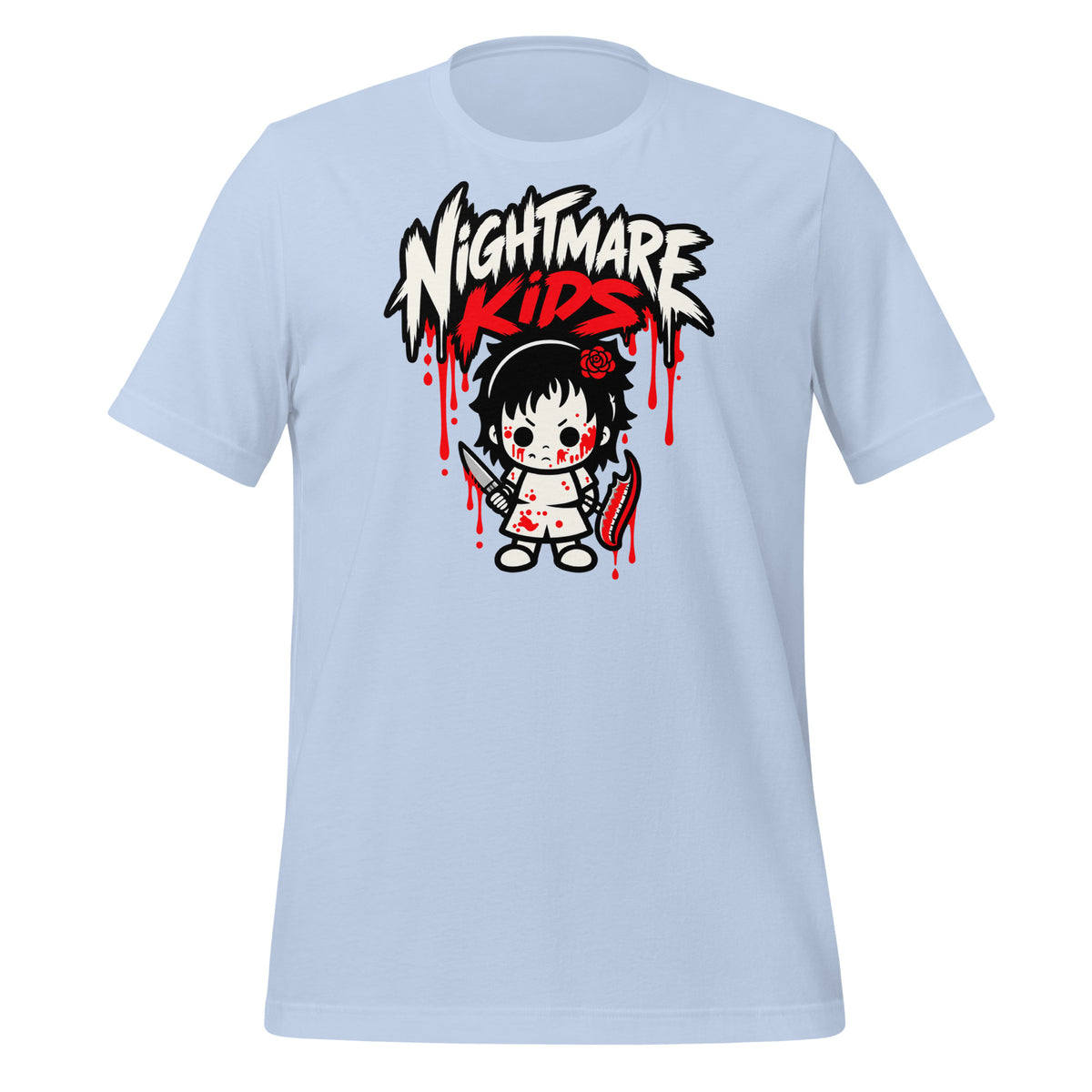 Nightmare Kids Thorn Rose Knife Gurl Shirt Graphic Tee — view 6