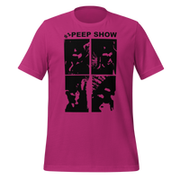 $1 Peep Show Pink T-Shirt - berry pink shirt