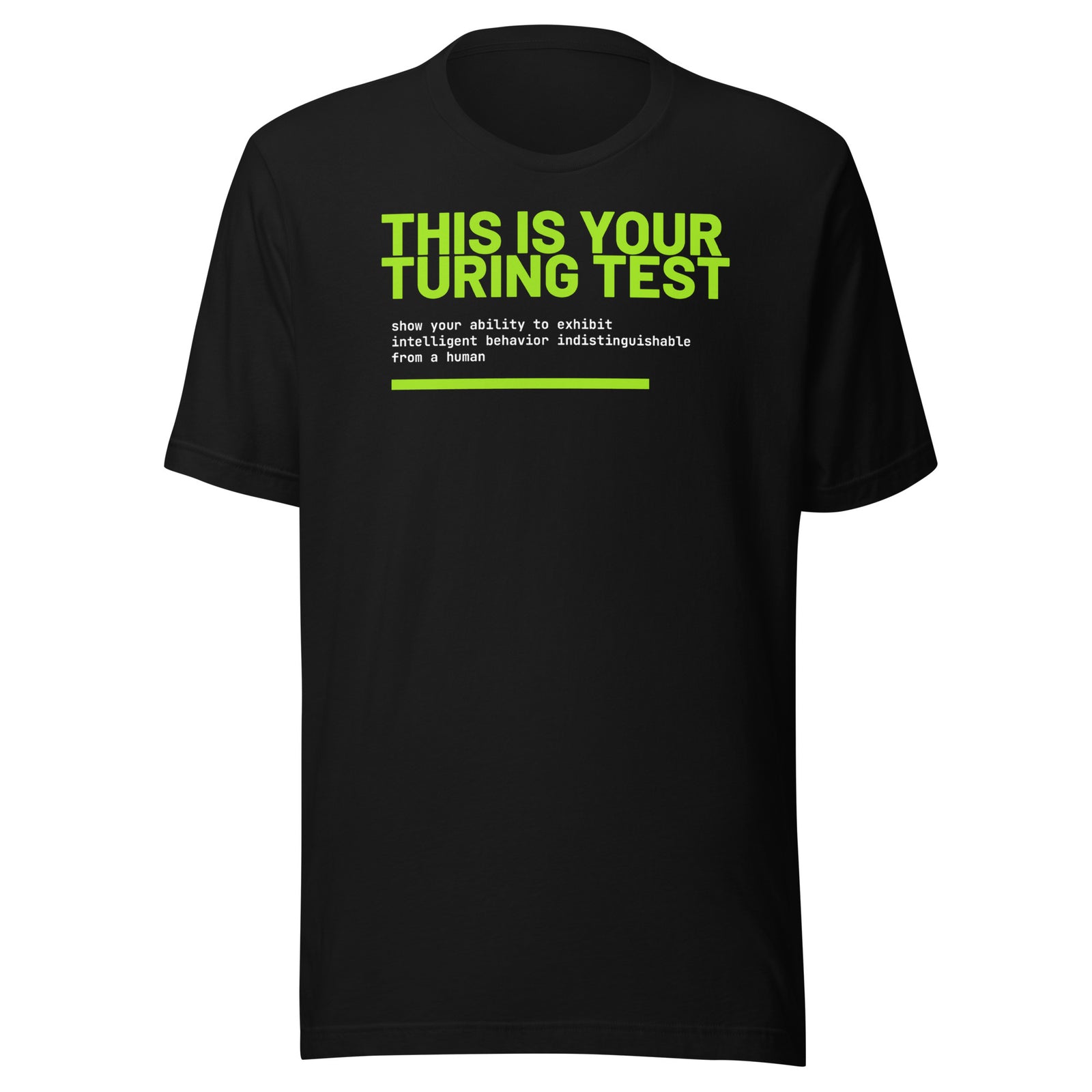 Product mockup Graphic Tee — back view