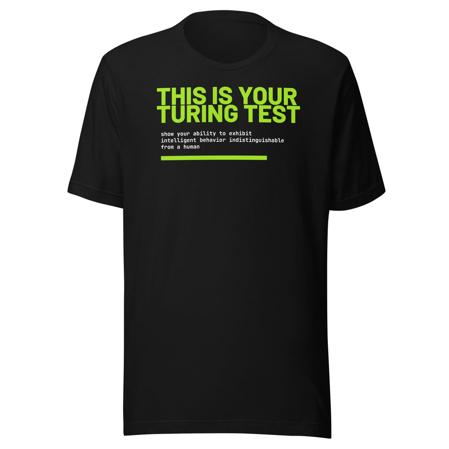 Product mockup graphic tee — back view