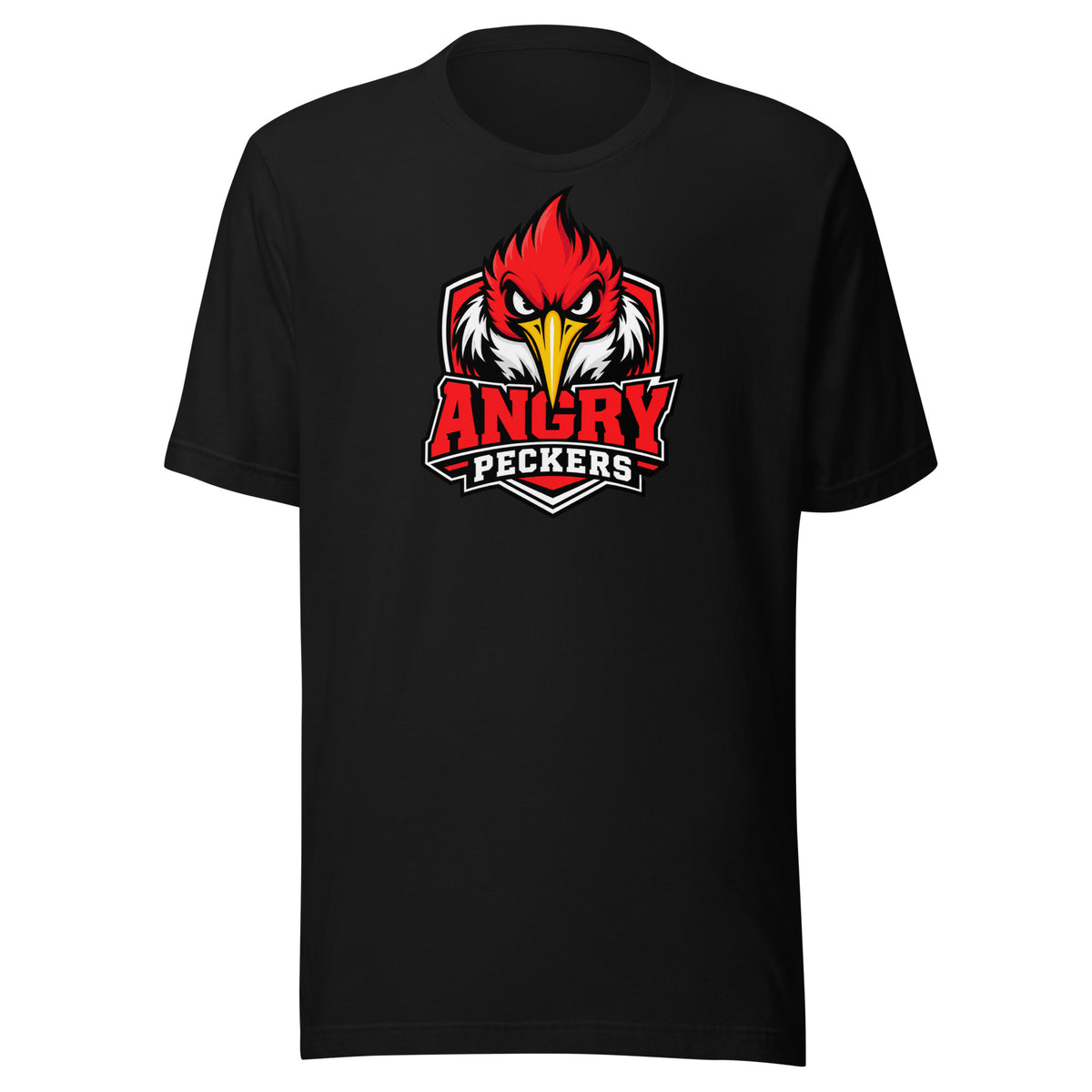 Angry Peckers Graphic Shirt Graphic Tee — back view