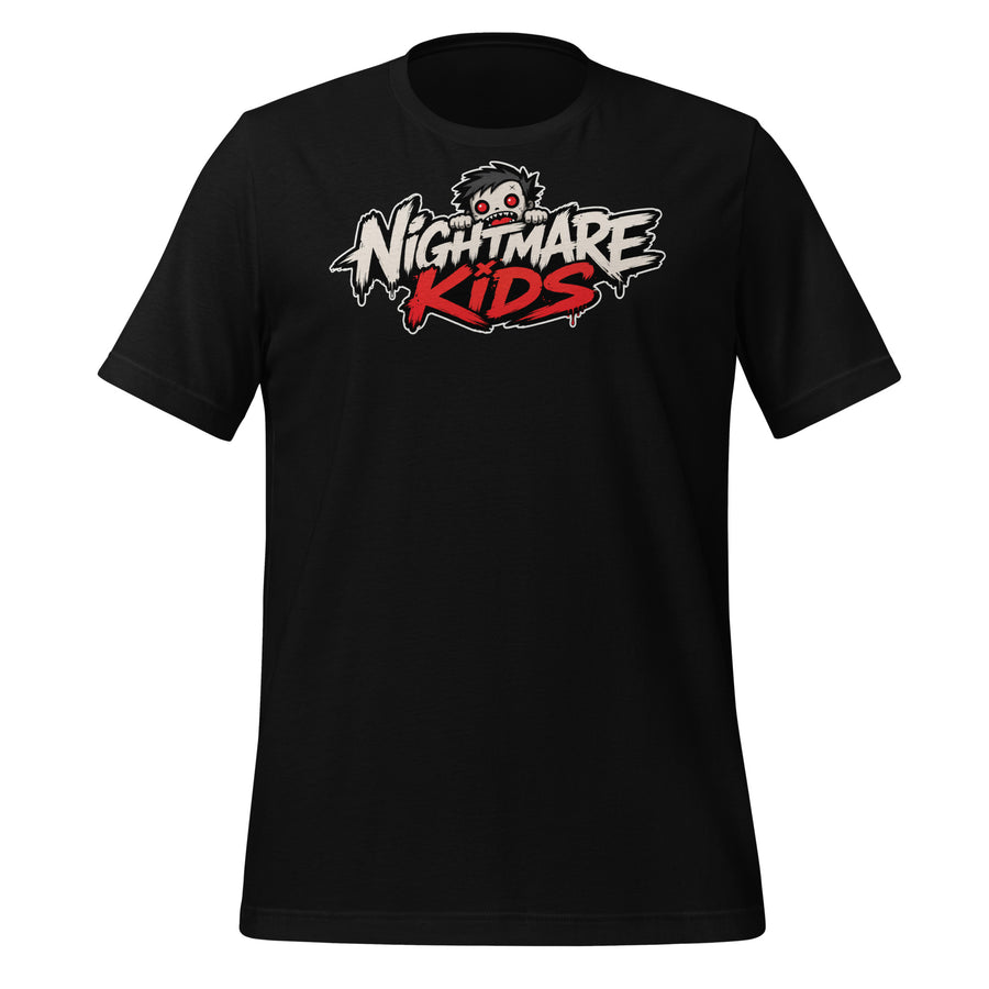 Nightmare Kids Brand Zombie Logo Graphic Shirt graphic tee — back view