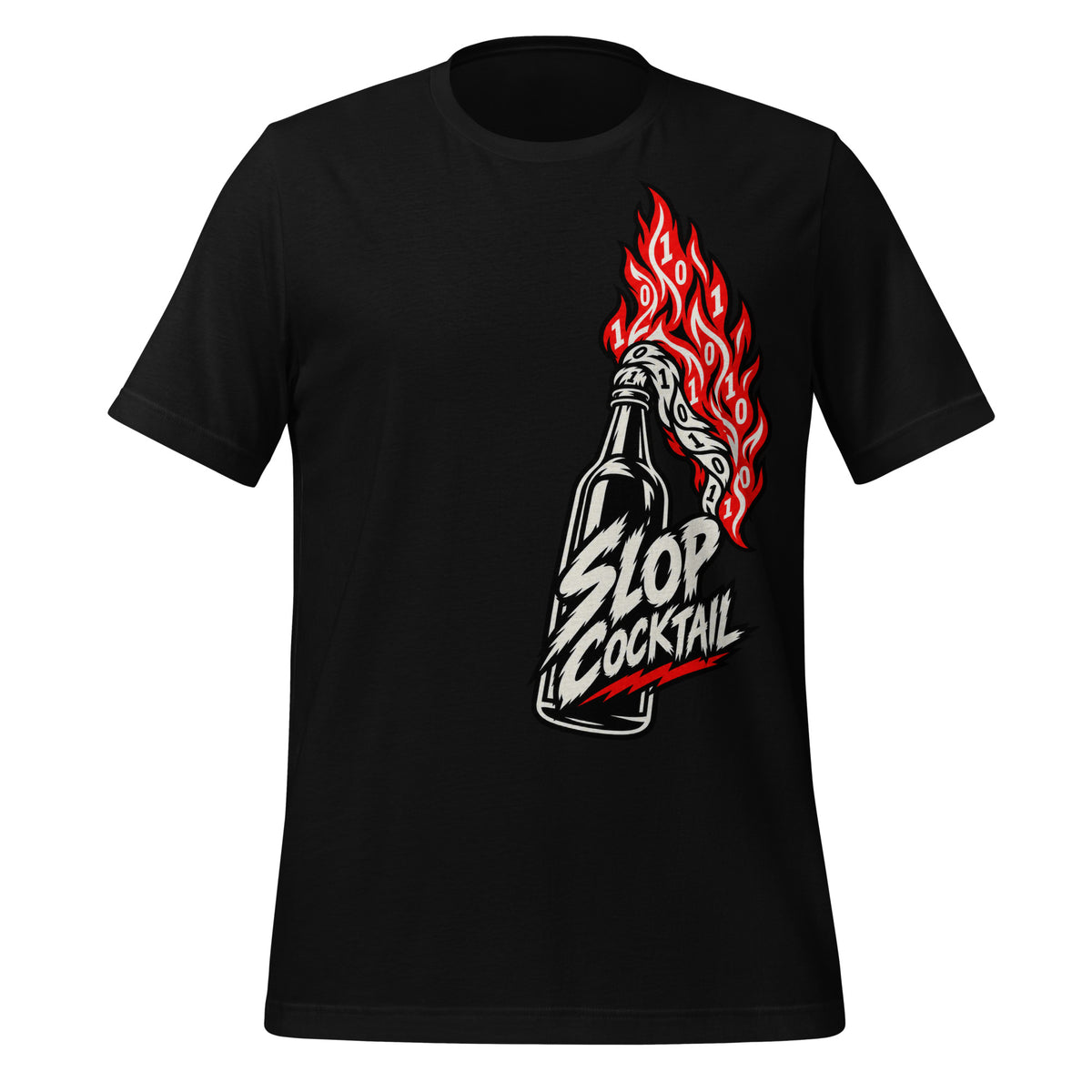 Slop Cocktail AI-era Work Culture Slop Shirt Graphic Tee — back view