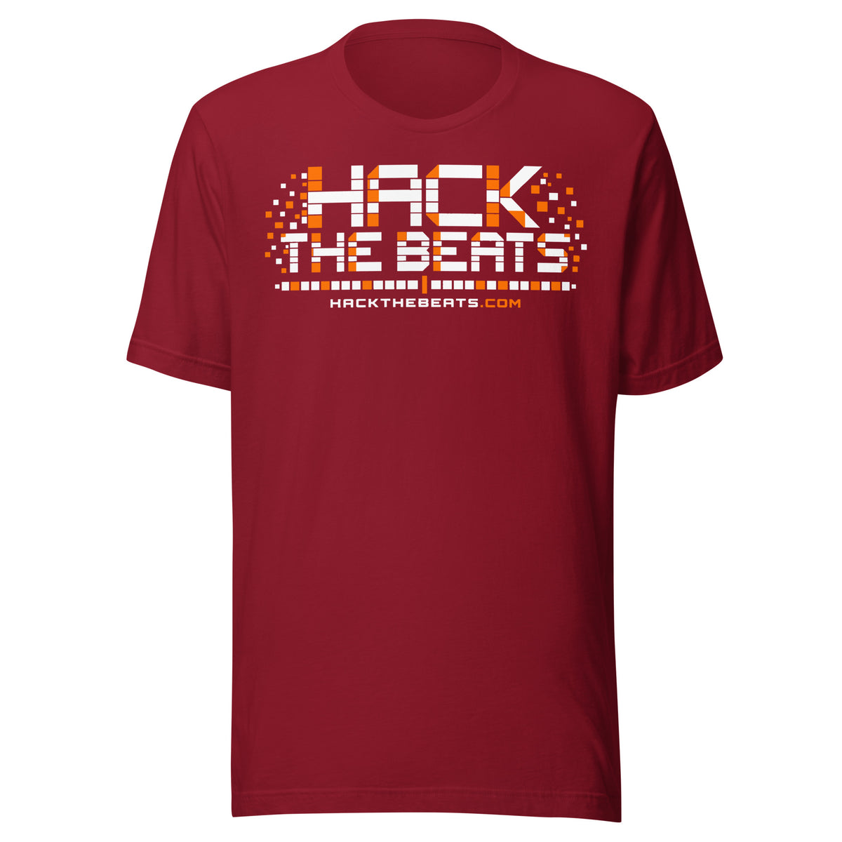 Hack the Beats Music By Code T-shirt Graphic Tee — view 3