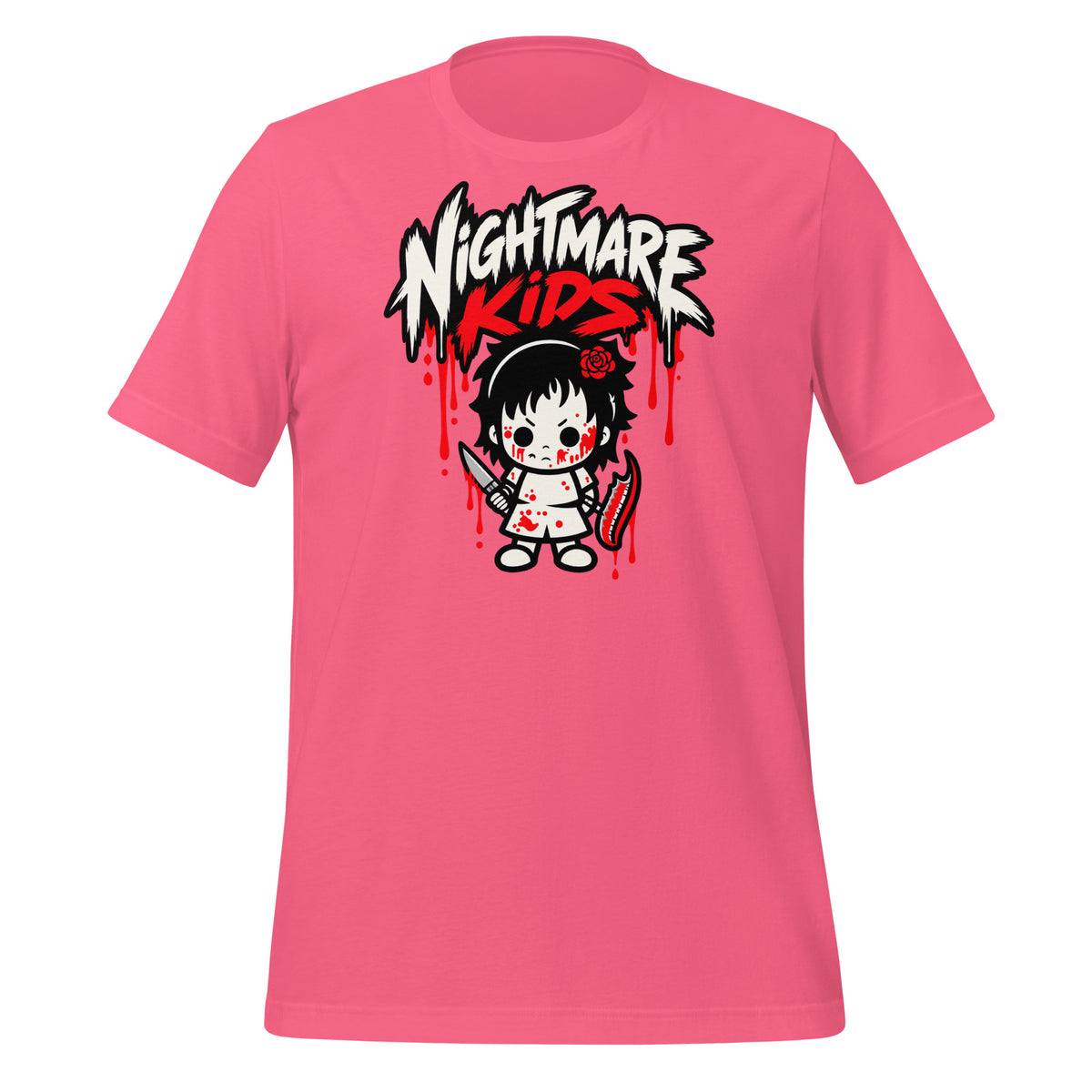Nightmare Kids Thorn Rose Knife Gurl Shirt Graphic Tee — view 3