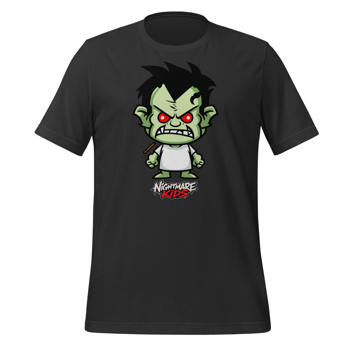 Nightmare Kids Grit Green Monster Kid Shirt Graphic Tee — view 3