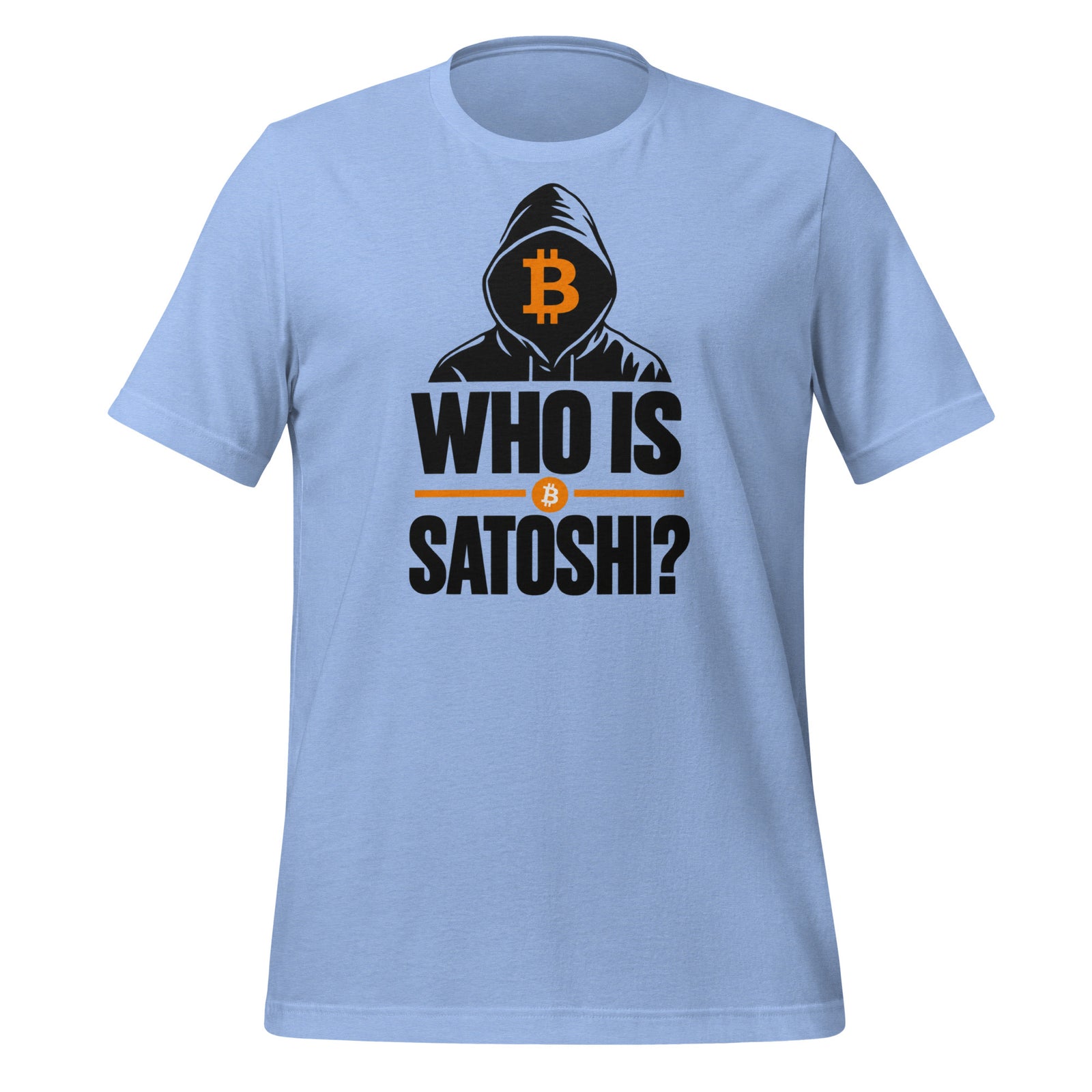 Who Is Satoshi Bitcoin Mystery T-Shirt Bitcoin Satoshi Nakamoto Graphic Tee — view 3