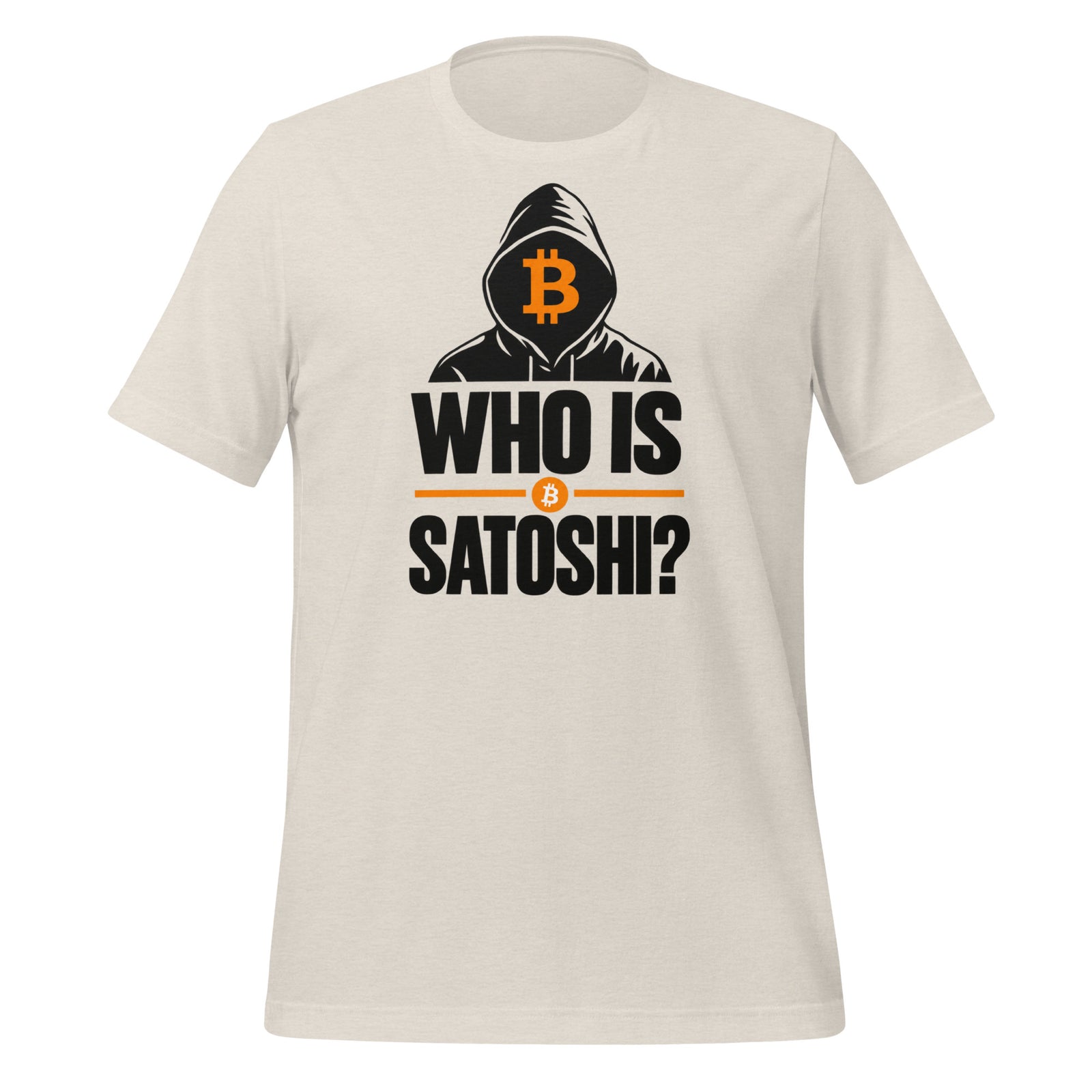 Who Is Satoshi Bitcoin Mystery T-Shirt Bitcoin Satoshi Nakamoto Graphic Tee — view 7