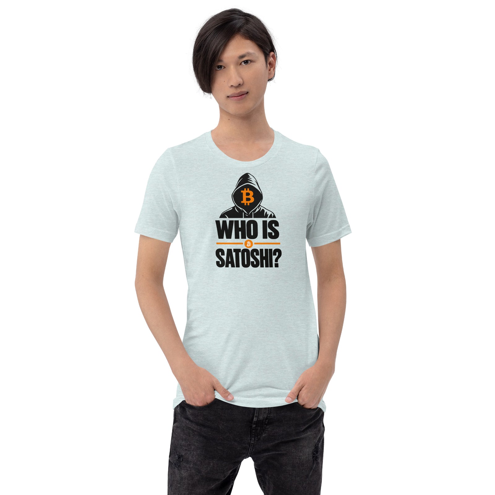 Who Is Satoshi Bitcoin Mystery T-Shirt Bitcoin Satoshi Nakamoto Graphic Tee — view 10