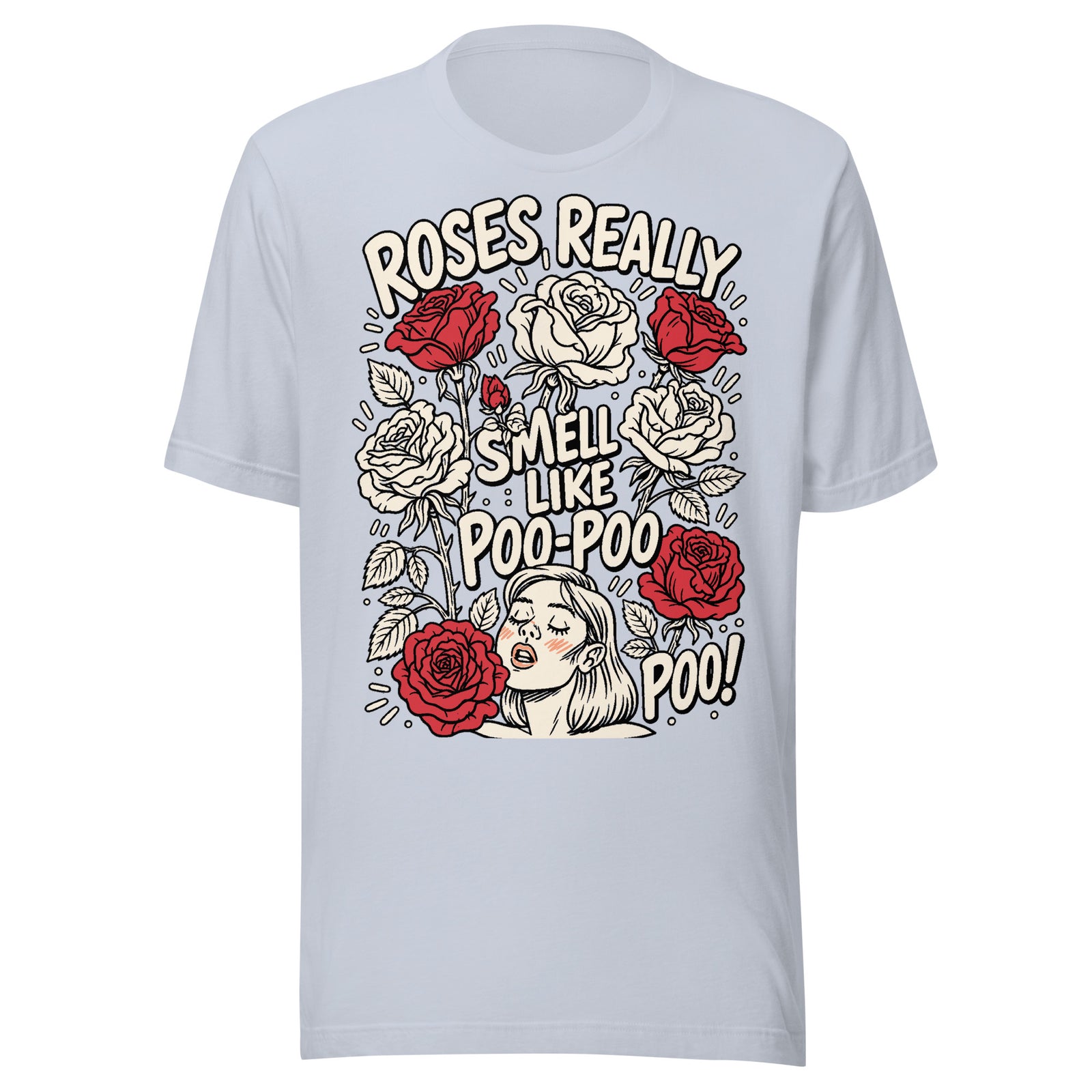 Product mockup Funny Outkast Roses Lyric Tee — view 4