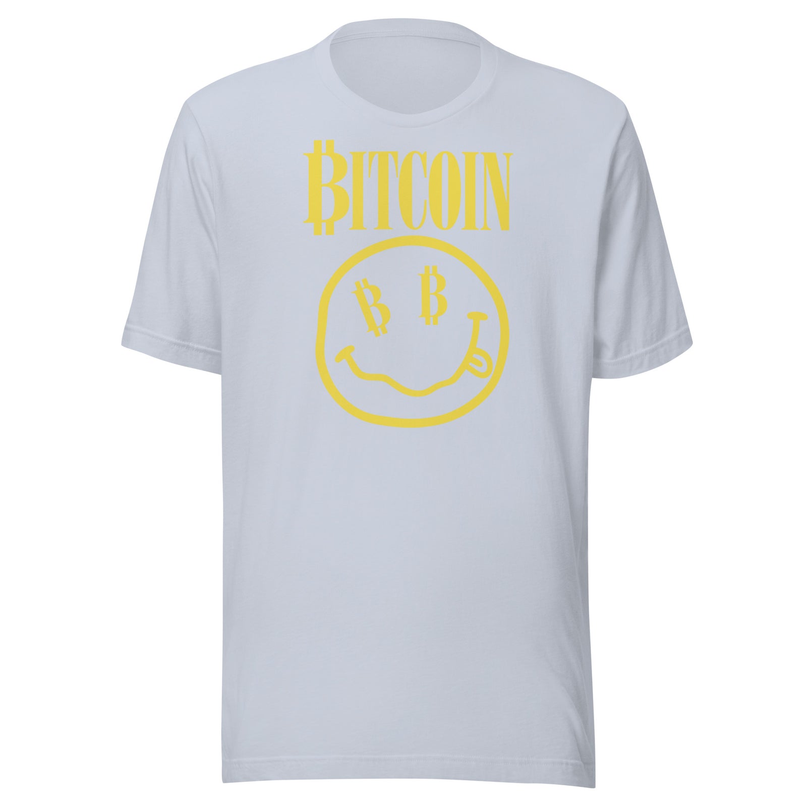 Bitcoin Smiley Face T-Shirt Bitcoin Smiley Crypto Graphic Tee — view 8