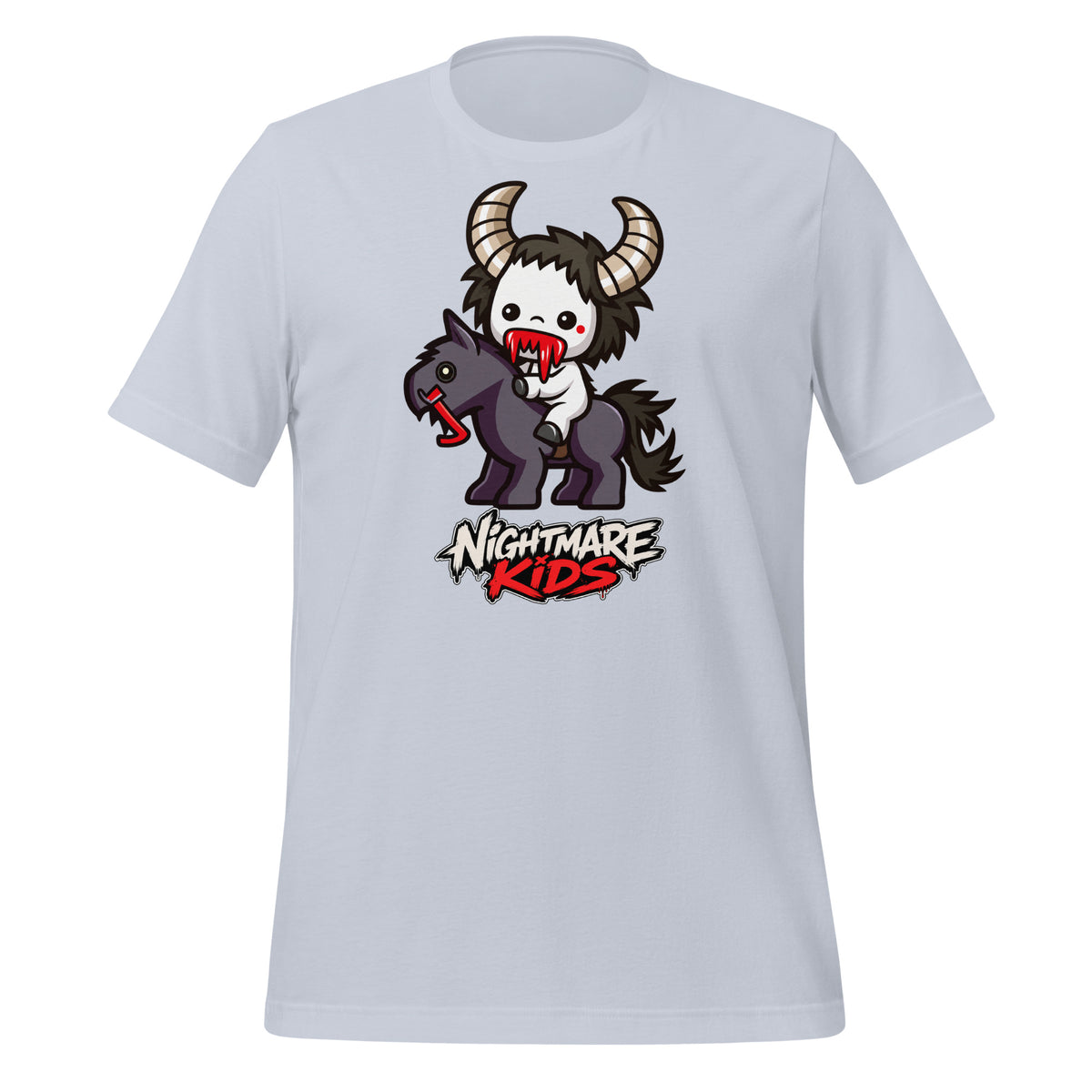 Nightmare Kids Gore Rider Horned Kid Shirt Graphic Tee — view 4