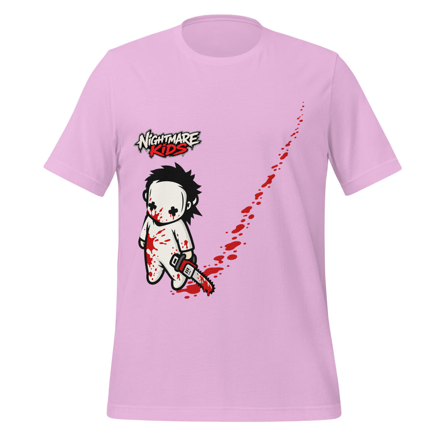 Nightmare Kids Rip Chainsaw Spray Shirt graphic tee