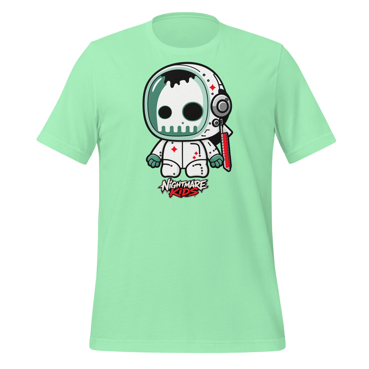 Nightmare Kids Void Skull Astronaut Shirt Graphic Tee — view 5
