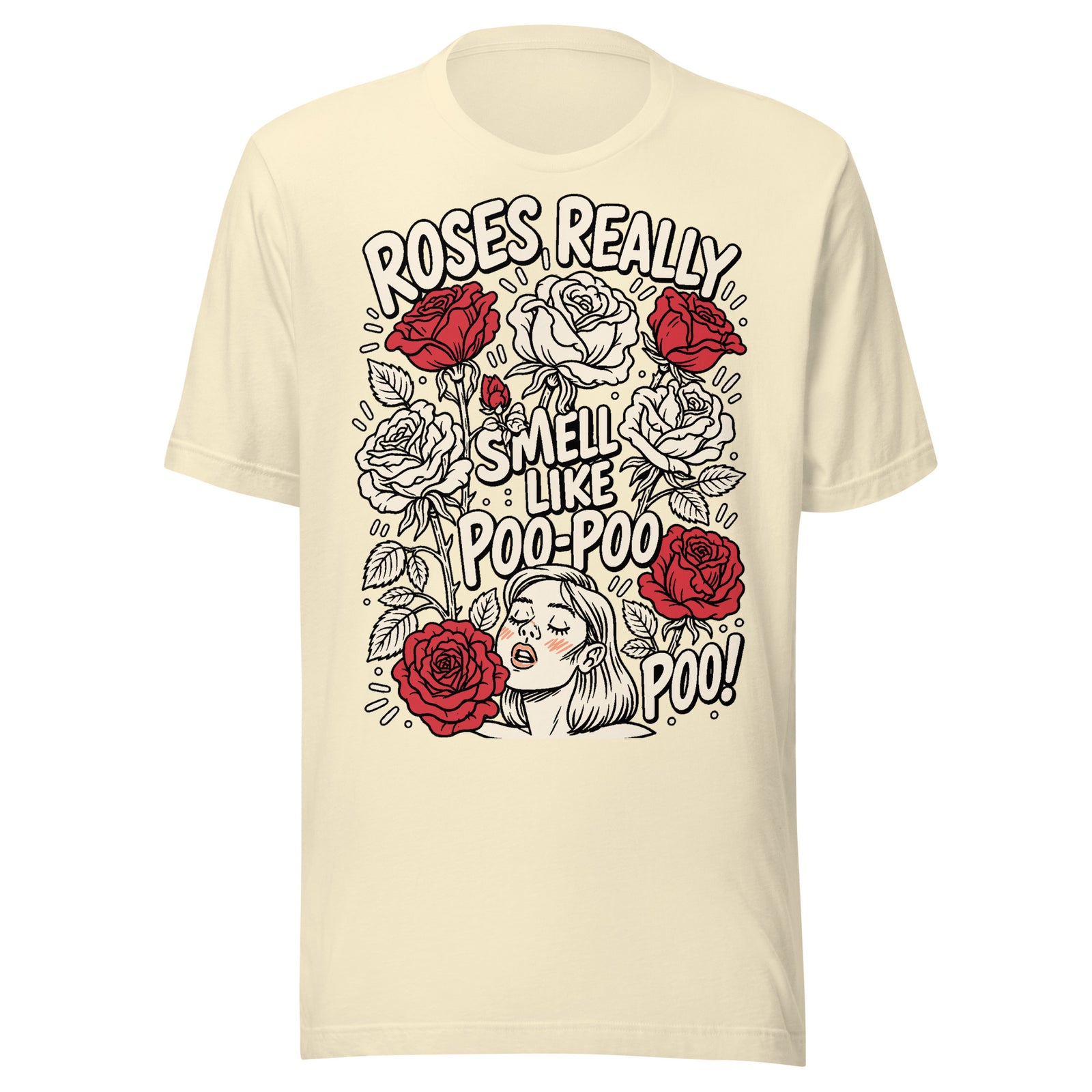 Product mockup Funny Outkast Roses Lyric Tee — view 10