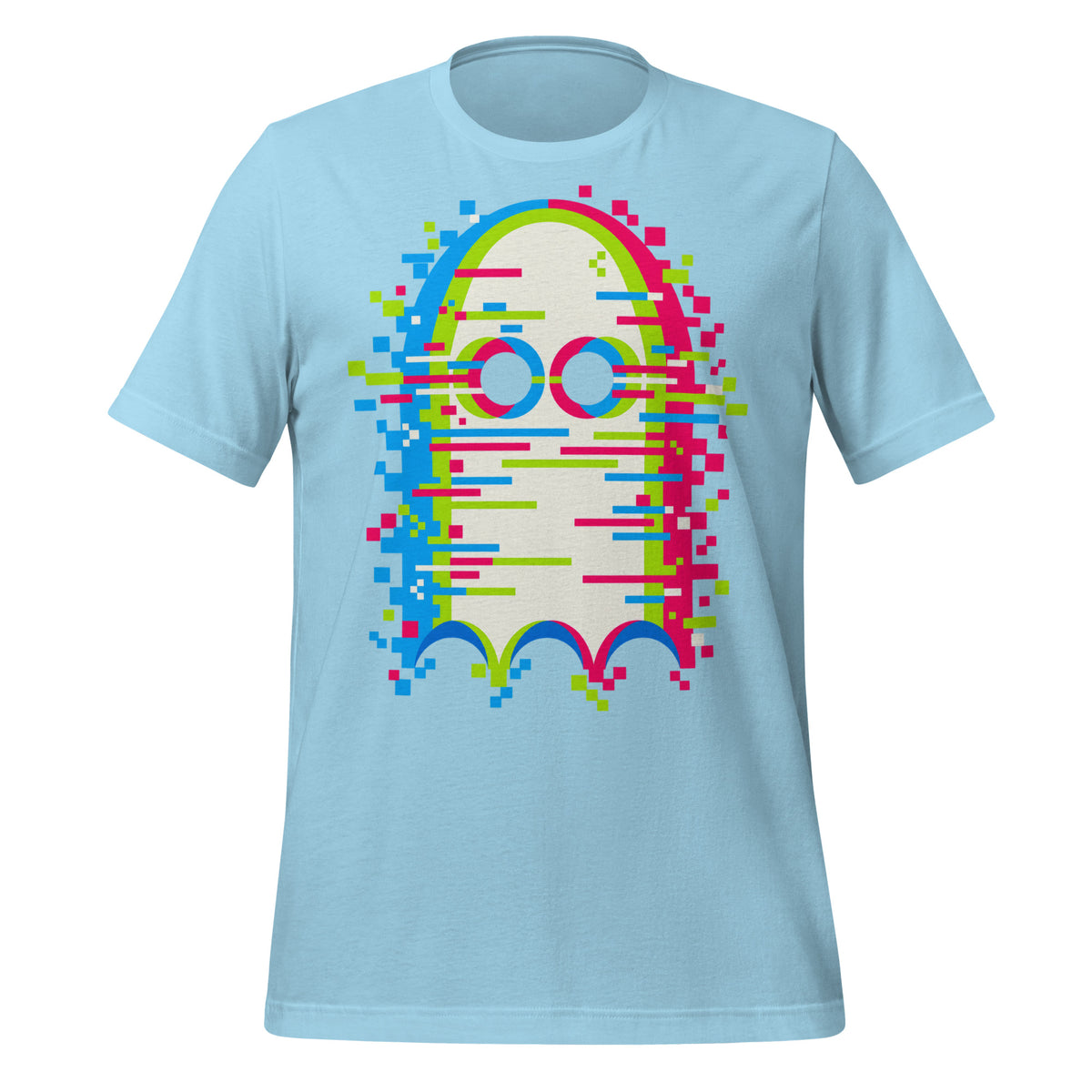 Glitch'd Pixel Ghost Error Shirt Graphic Tee — view 4