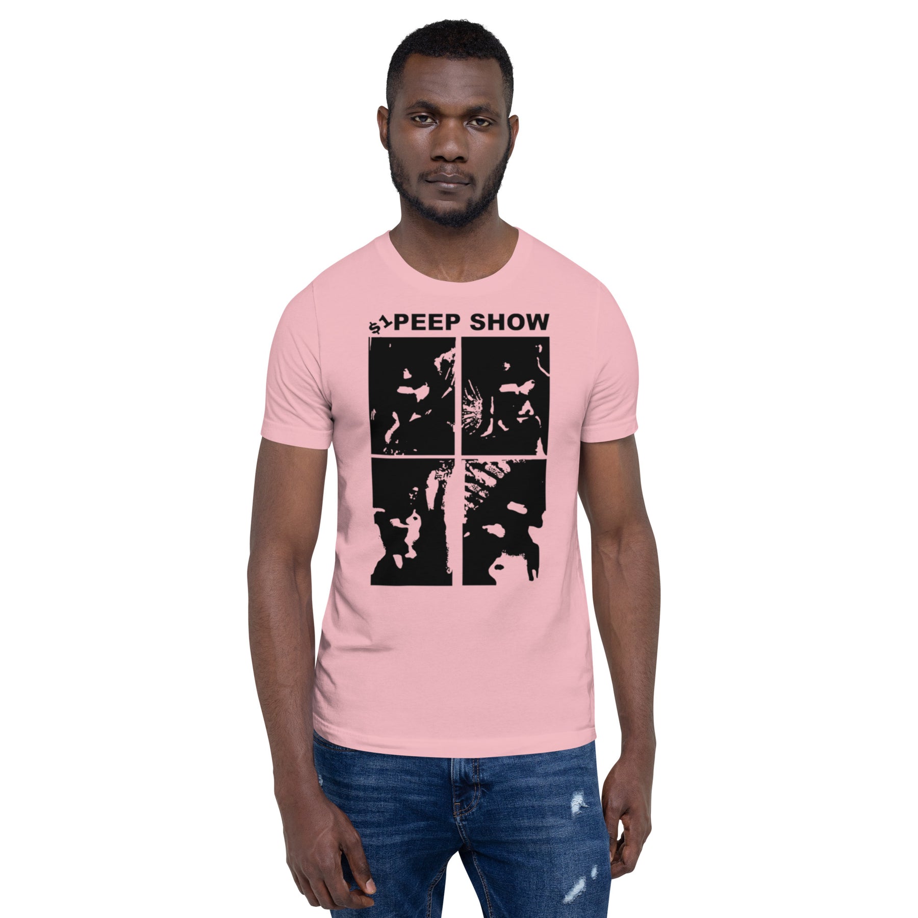 $1 Peep Show Pink T-Shirt