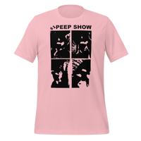 $1 Peep Show Pink T-Shirt - pink shirt mock up
