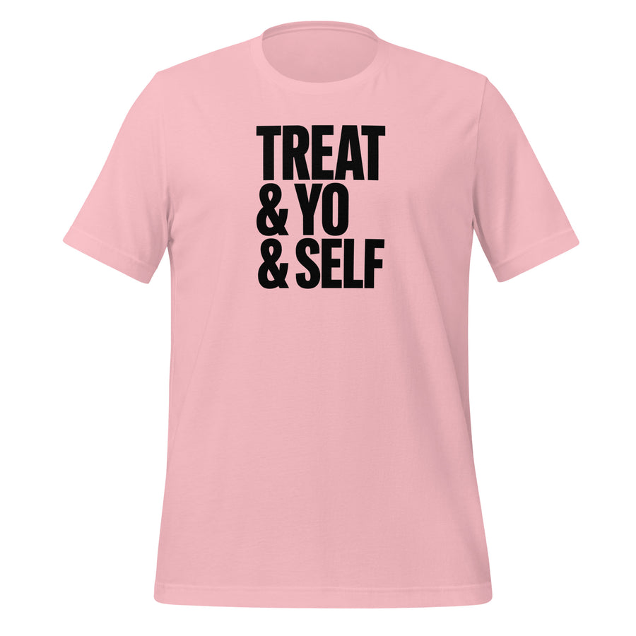 Product mockup graphic tee — back view