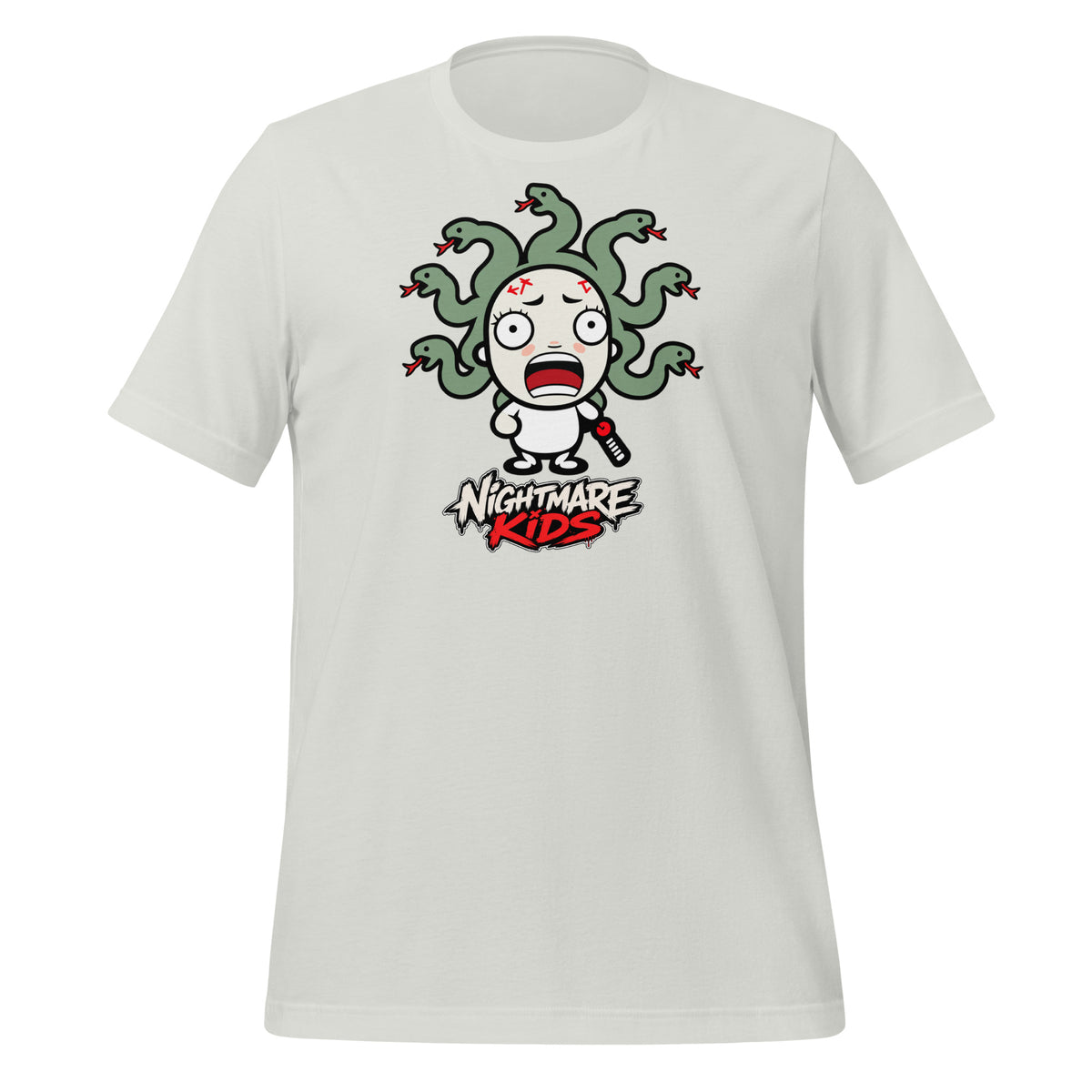 Nightmare Kids Hiss Medusa Graphic Shirt Graphic Tee — front view