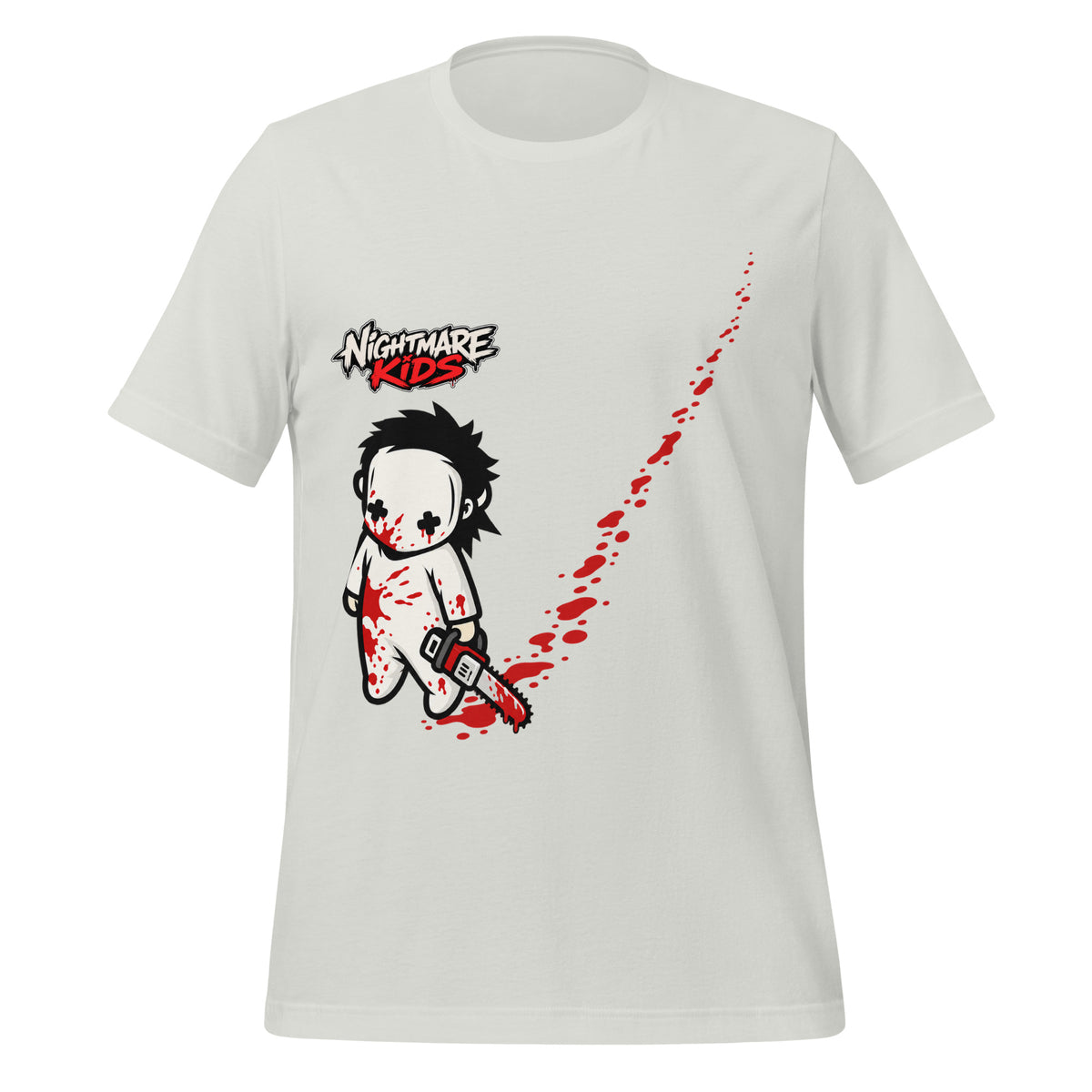 Nightmare Kids Rip Chainsaw Spray Shirt Graphic Tee — view 4