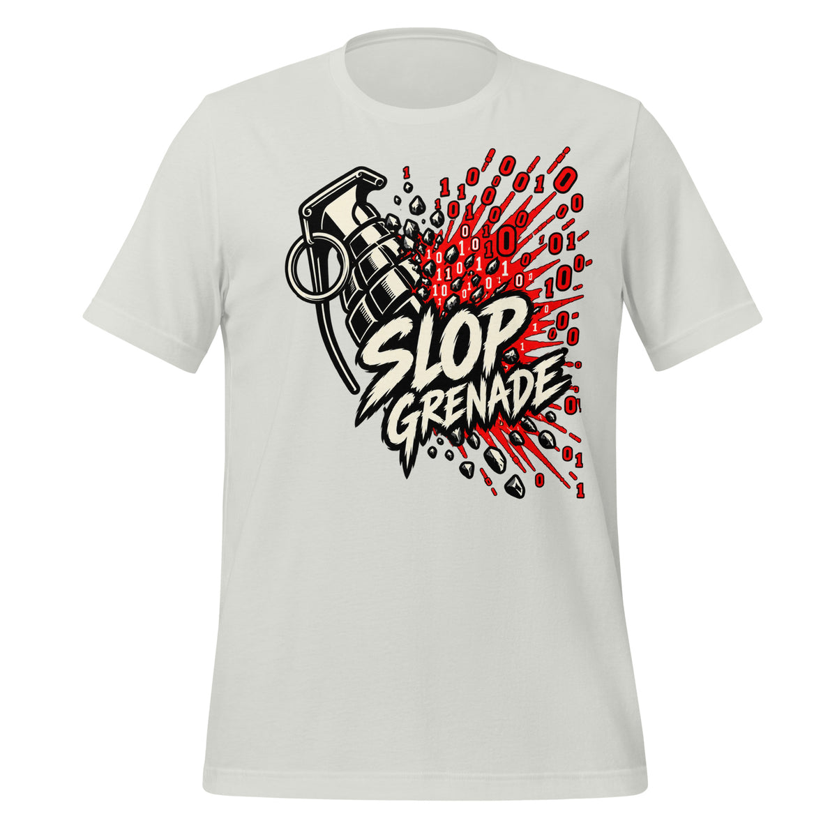 Slop Grenade AI Workplace  Shirt Graphic Tee — view 6